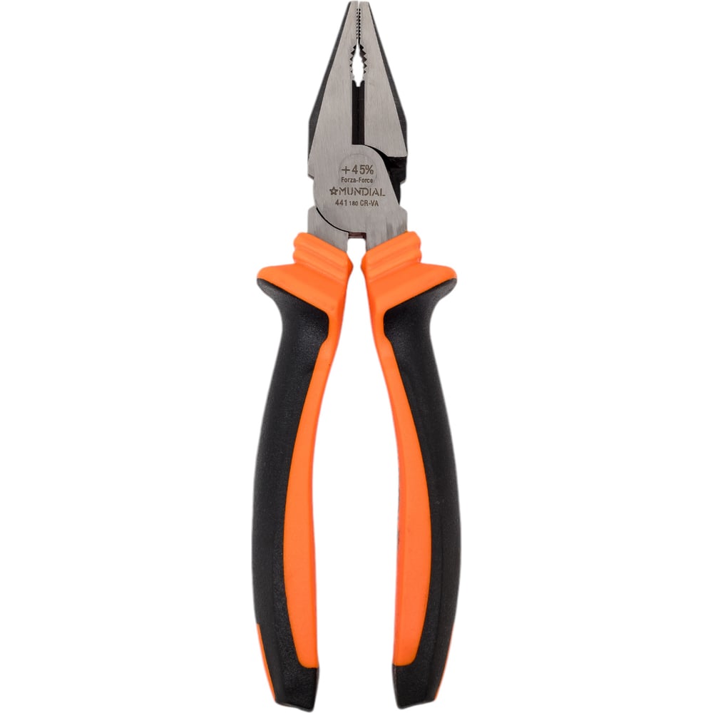 Изображение товара Плоскогубцы двухкомпонентные Mundial 180 мм 0441.018-9