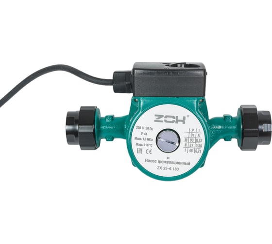 Изображение товара Циркуляционный насос ZOX ZX 25-6 180, с гайками 517077
