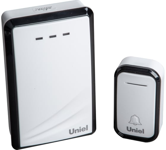 Изображение товара Беспроводной звонок Uniel UDB-017W-R1T1-38S-150M-WH/BL UL-00011373
