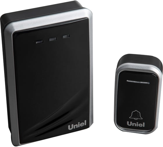 Изображение товара Беспроводной звонок Uniel UDB-017W-R1T1-38S-150M-BL/SL UL-00011374