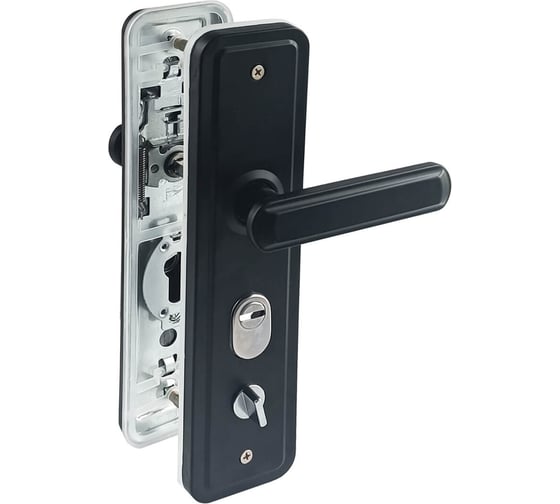 Изображение товара Комплект ручек Marlok РД-6603 автомат универсальный (Тип 14) BL черный 016378