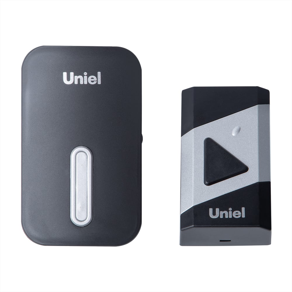 Изображение товара Беспроводной звонок Uniel UDB-095W-R1T1-38S-BL/SL с регулировкой громкости и 38 мелодиями