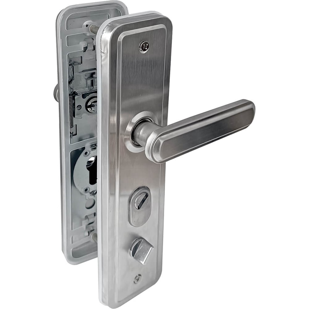 Изображение товара Комплект ручек Marlok РД-6603 автомат универсальный матовый никель