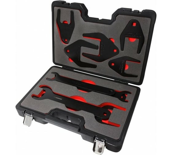 Изображение товара Набор ключей для муфты вентиляторов Forsage Pemium 1/2", 10 пр, в кейсе F-907G19BD(26431)