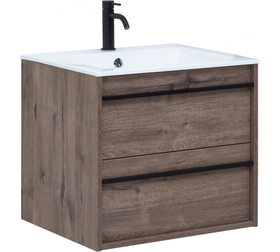 Изображение товара Тумба Aquanet Lino 60 Дуб Веллингтон 00253910