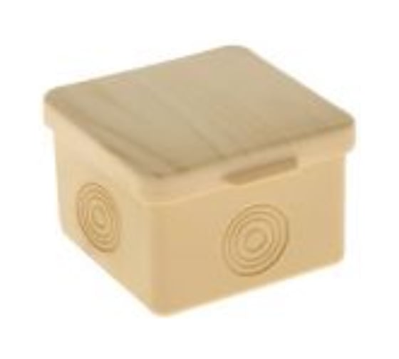 Изображение товара Коробка распаячная пылевлагозащитная без эластичных мембранных вводов U-plast УПр 65/45.2.3. сосна, 150 шт 030-037С