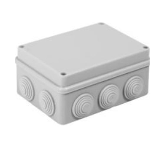 Изображение товара Коробка распаячная U-plast пылевлагозащитная, с эластичным мембранным вводом УПр 150*110/70.3.3. 28 шт 050-041