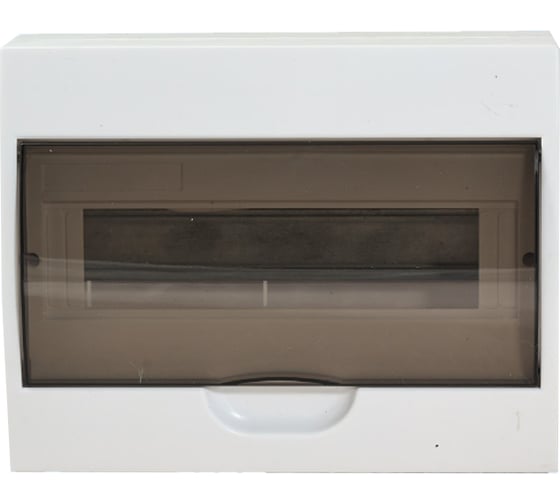 Изображение товара Бокс U-plast ЩРН-П-12 ОМЕГА IP41, прозрачная дверь с шинами, 1 шт ЩРН-П-12 ОМЕГА с шинами