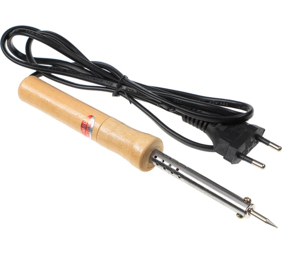 Изображение товара Паяльник РОКОТ 30Вт, деревянная ручка 619-100
