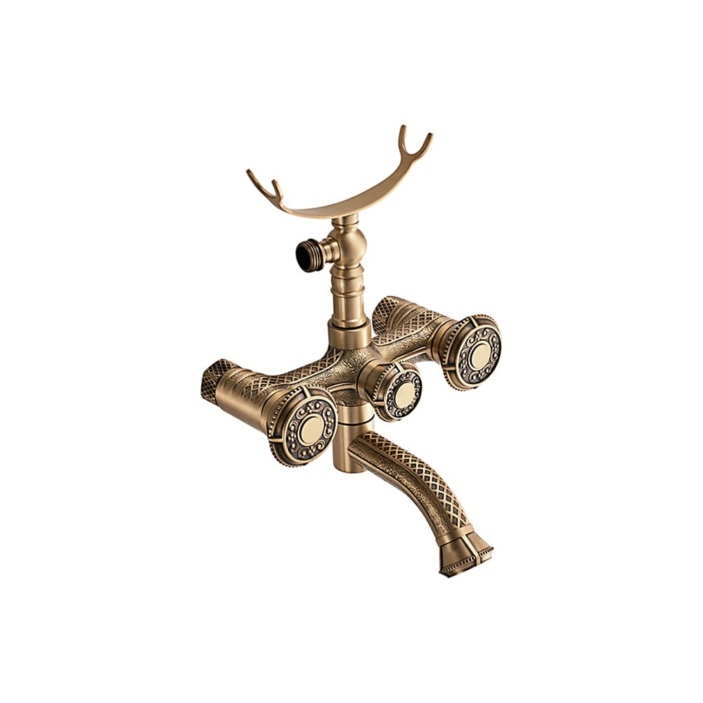 Изображение товара Смеситель для ванны GERHANS K13018 с матовым покрытием и ретро стилем