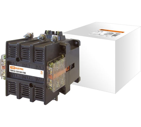 Изображение товара Магнитный пускатель TDM ELECTRIC ПМ12-125100 У3В 220В  SQ0714-0022