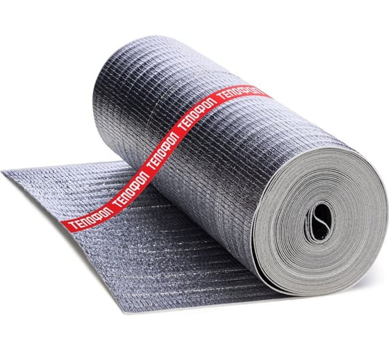 Изображение товара Теплоотражающая подложка Тепофол 8 мм (30м2), вспененный полиэтилен для теплоизоляции 34241424