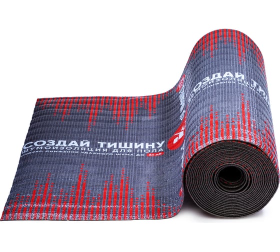 Изображение товара Шумоизоляция Тепофол дБ 8 мм (30 м2), вспененный полиэтилен 134241422