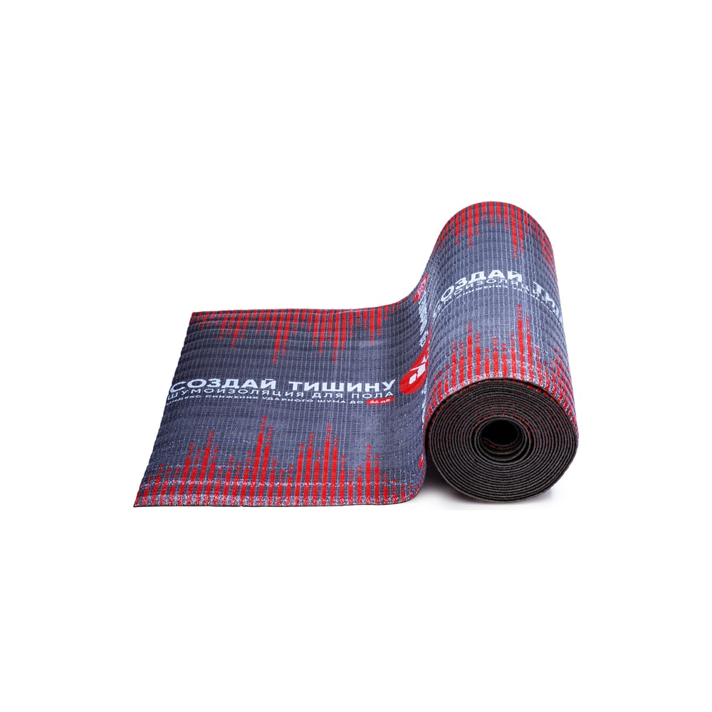 Изображение товара Шумоизоляция Тепофол дБ 10 мм для стен потолков и полов 30 м2