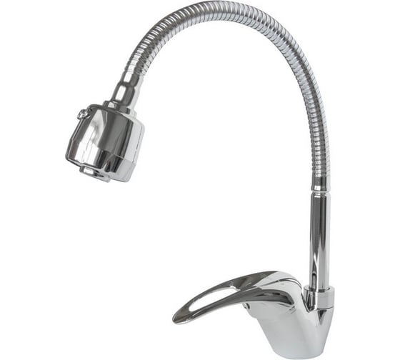 Изображение товара Смеситель для кухни FRAP F4302-B гибкий излив 544590
