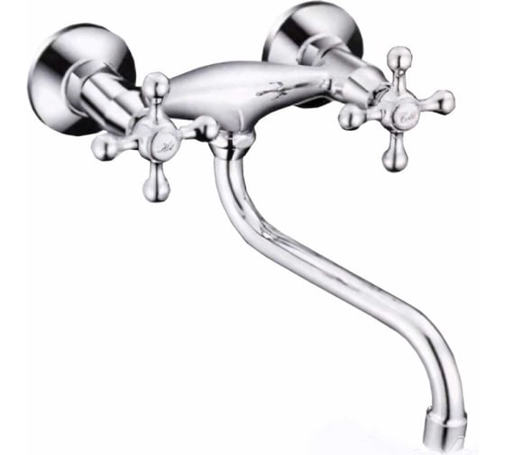 Изображение товара Настенный смеситель для кухни FRAP F4608 1/2, крест нижний 510510