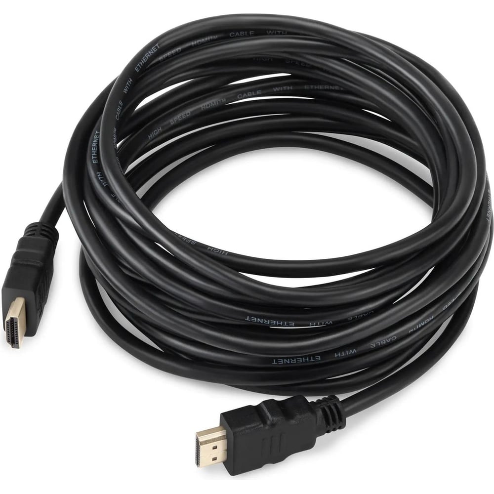 Изображение товара Кабель HDMI 1.4 BURO 5м позолоченные контакты черный