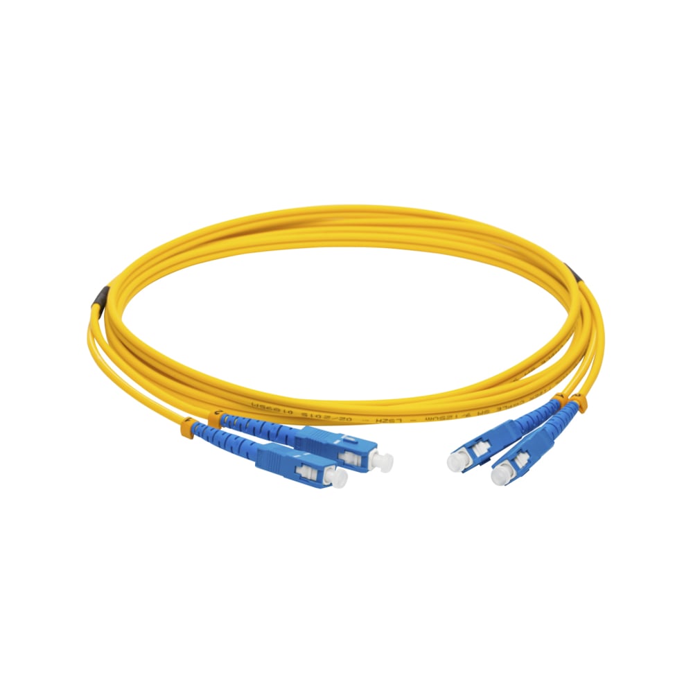 Изображение товара Оптический патч-корд LANMASTER LSZH 10 м SC/UPC-SC/UPC двойной дуплексный