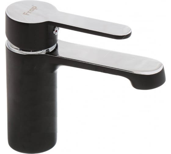Изображение товара Смеситель для умывальника FRAP F1042 черный, хром 537592