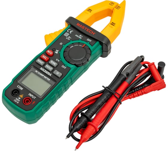Изображение товара Цифровые токоизмерительные клещи MASTECH MS2009A 00-00001691