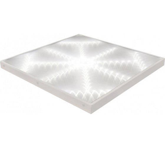 Изображение товара Светодиодный светильник CENTER (56Вт, 4000К, Призма, IP20, 595x595x40 мм, светорисунок "Malta") 35748672