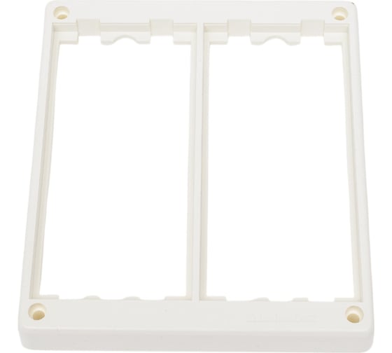 Изображение товара Рамка на 2 S-модуля Simon к монт.коробкам SM250, SM260, Сима Класик, белый SM202-9