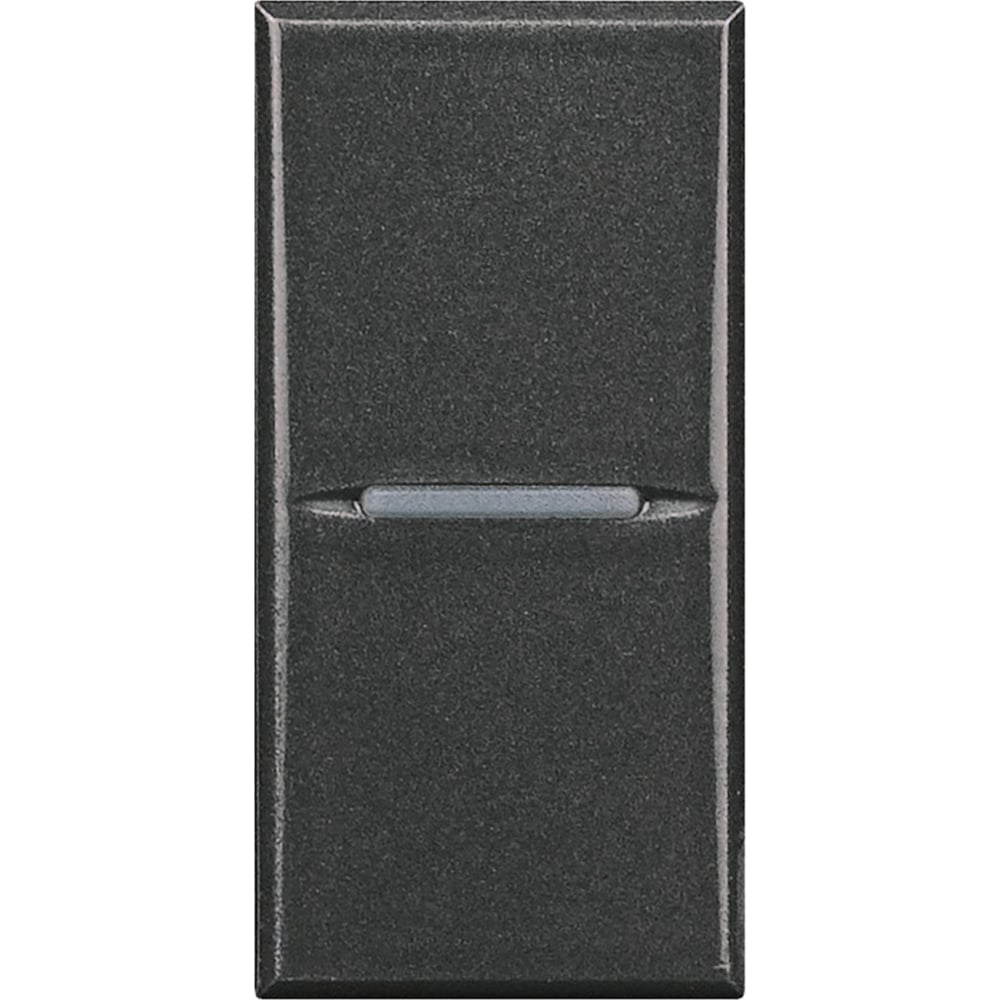 Изображение товара Кнопка Legrand Axolute одноклавишная аксиальная 10А антрацит