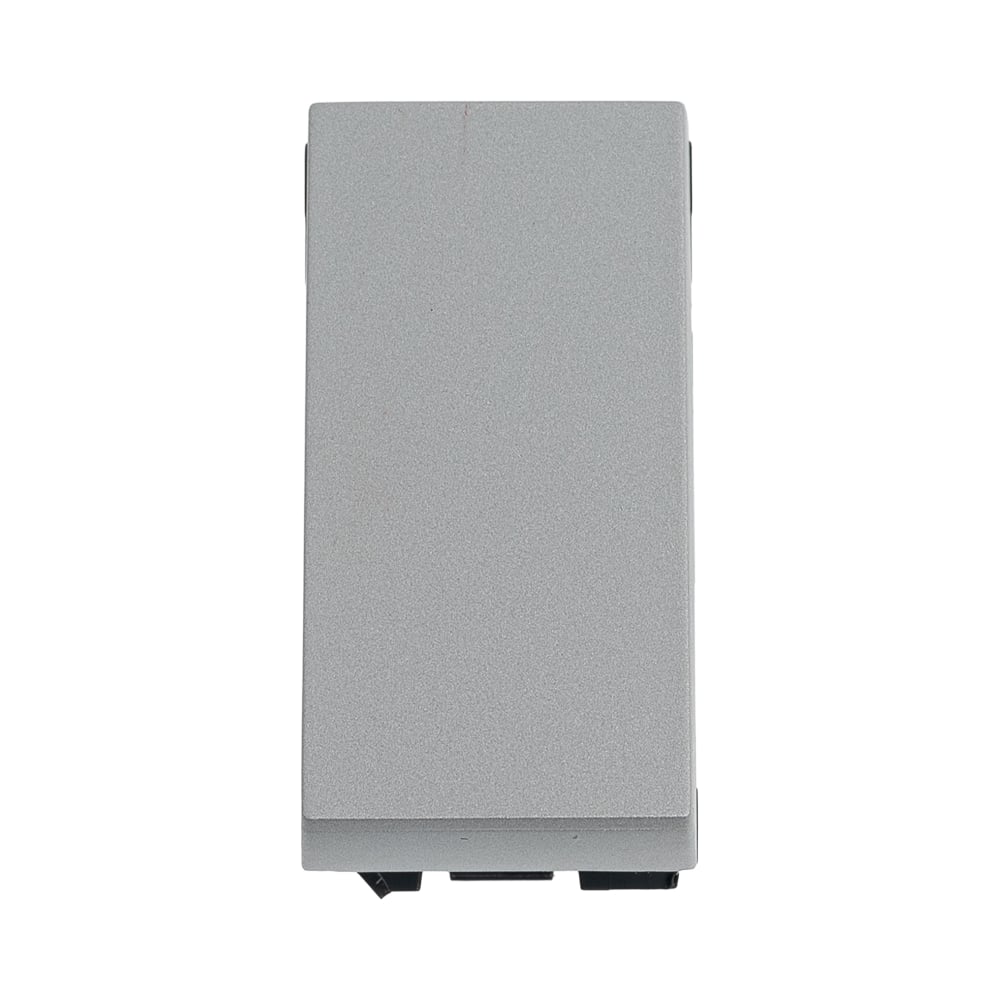 Изображение товара Кнопочный выключатель Legrand Mosaic 1 модуль 6А алюминий 079230L