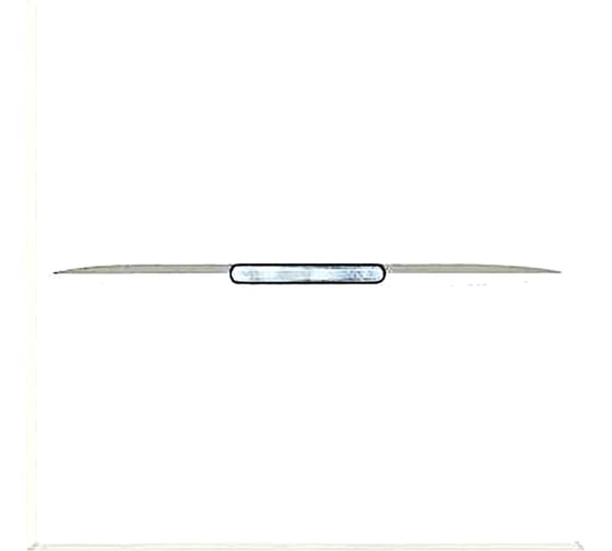 Изображение товара Выключатель аксиальный Legrand Axolute одноклавишный 10А 250В Винтовые клеммы 2 модуля Цвет Белый HD4001M2N