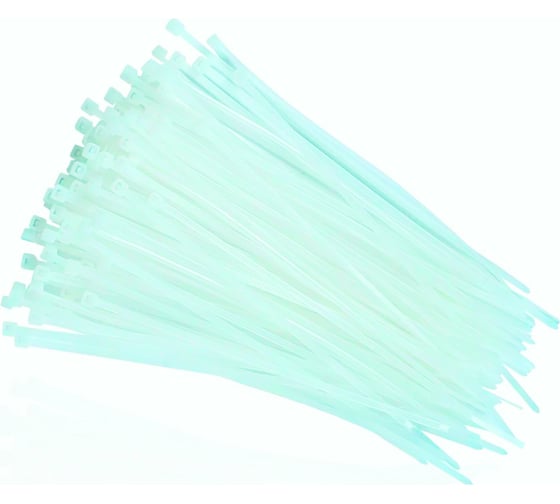 Изображение товара Нейлоновая хомут-стяжка AVG 4,8x250 мм, белый, 100 шт. стяжка 4,8x250 белая