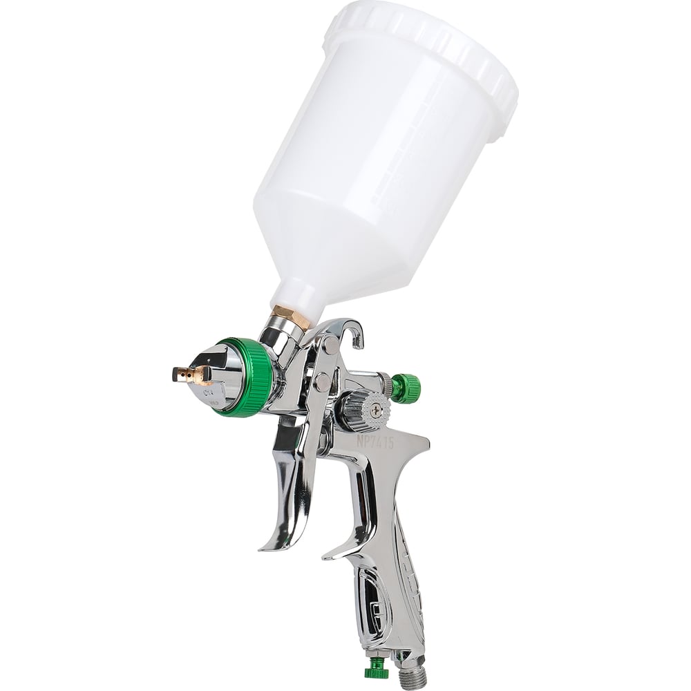 Изображение товара Краскопульт NORDBERG NP7415 с верхним баком и соплом 1.5 мм профессиональный