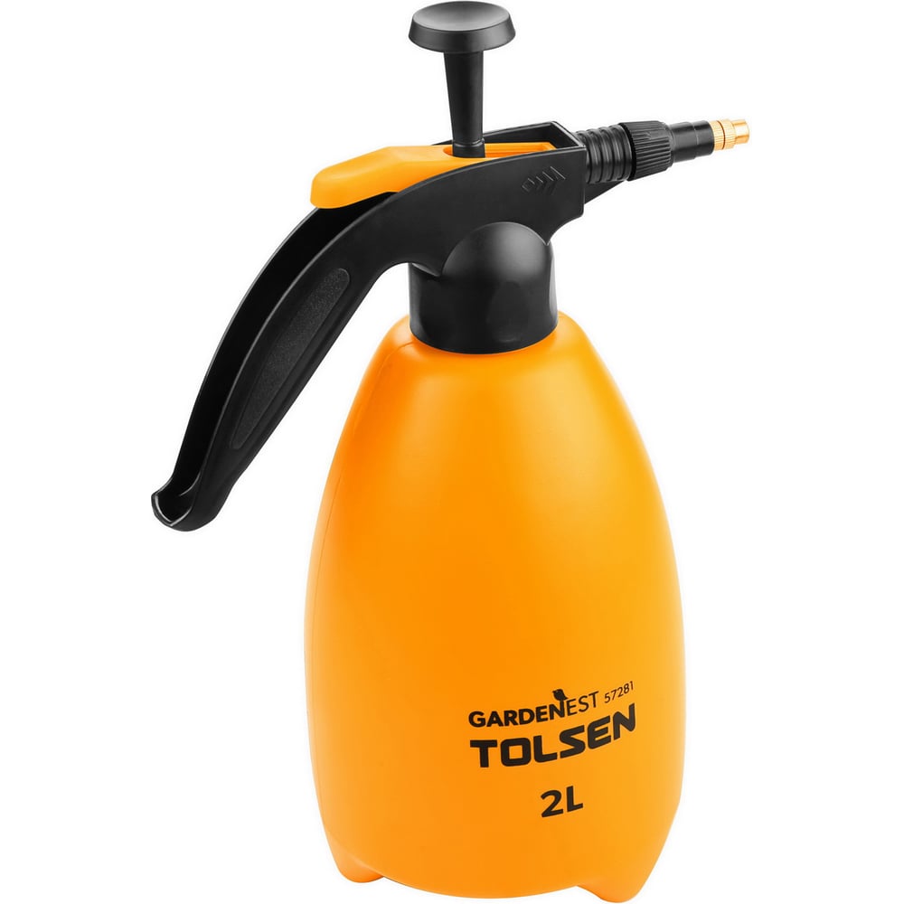 Изображение товара Опрыскиватель садовый помповый TOLSEN 2 л ручной до 2 бар