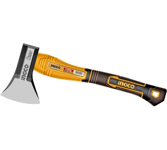 Изображение товара Топор INGCO 1250 г, 700 мм, ручка фибергласс нескользящая HAX0811250