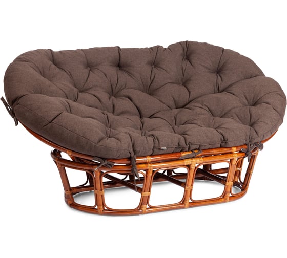 Изображение товара Диван Tetchair MAMASAN/МАМАСАН 23/02 W с подушкой 182x119 см, 169x102x80 см, Cognac (коньяк), ткань, коричневый, 3М7-147 24254