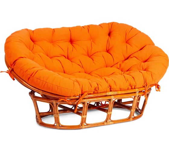 Изображение товара Диван Tetchair MAMASAN/МАМАСАН 23/02 W с подушкой 182x119 см, 169x102x80 см, Honey (мед), ткань, оранжевый, С 23 24258