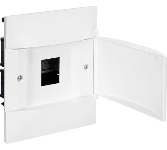 Изображение товара Пластиковый щиток Legrand Practibox S встраиваемый 1x4 Белая дверь 134544