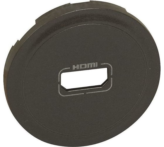 Изображение товара Лицевая панель Legrand Программа Celiane розетка аудио/видео HDMI Кат № 0 673 17/77 графит 067816