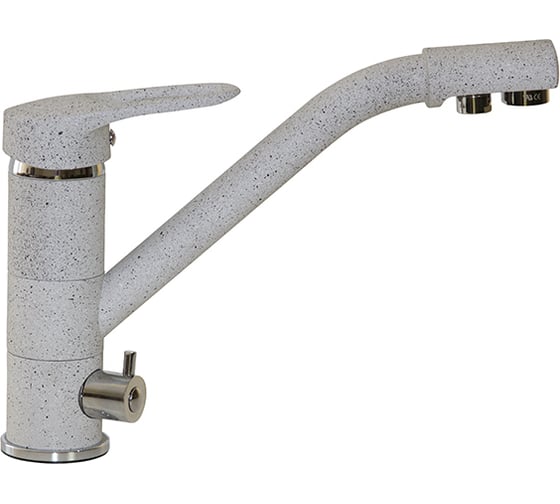 Изображение товара Смеситель для кухни mixline серый, с выходом для питьевой воды 40к ML-GS05 310  526210