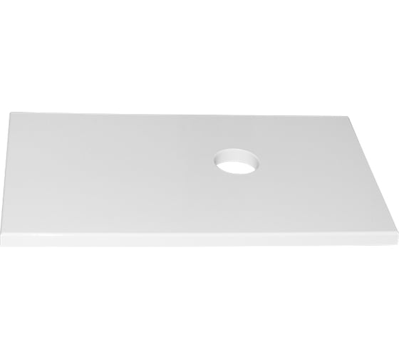 Изображение товара Столешница под умывальник Гамма-56 АВРОРА-80 Mixline белая Kirovit 810x32x470 533841