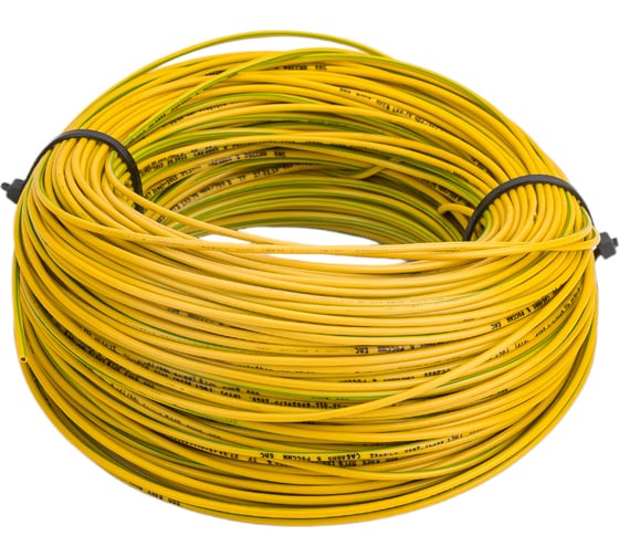 Изображение товара Провод ПУГВ Торкабель 0,75 желтый-зеленый 100м в коробке 0749524537318