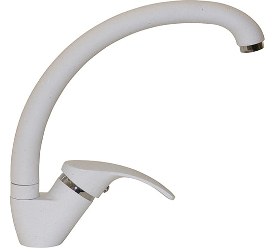 Изображение товара Смеситель для кухни Mixline белый, высокий излив 35к ML-GS02 331 526192