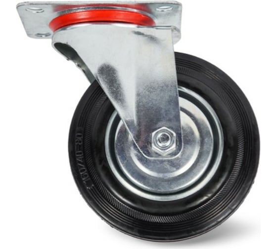 Изображение товара Колесо поворотное резиновое SC 80 200 мм C-3302-SLS-200 TOR 1001771