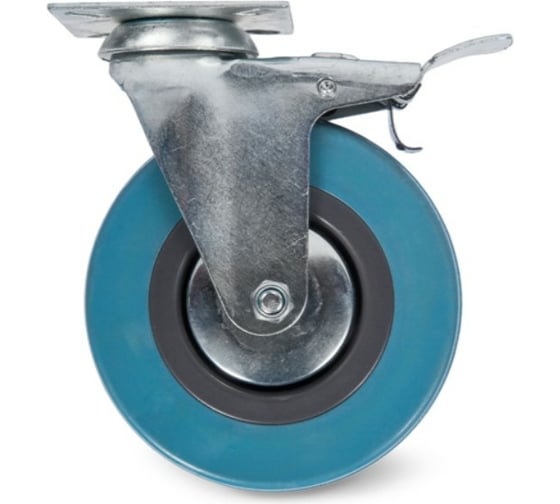 Изображение товара Колесо аппаратное поворотное с тормозом SCgb 93 75 мм TOR 1003242