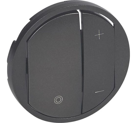 Изображение товара Лицевая панель Legrand Программа Celiane светорегуляторы Кат № 0 670 80/82/83 графит 065283