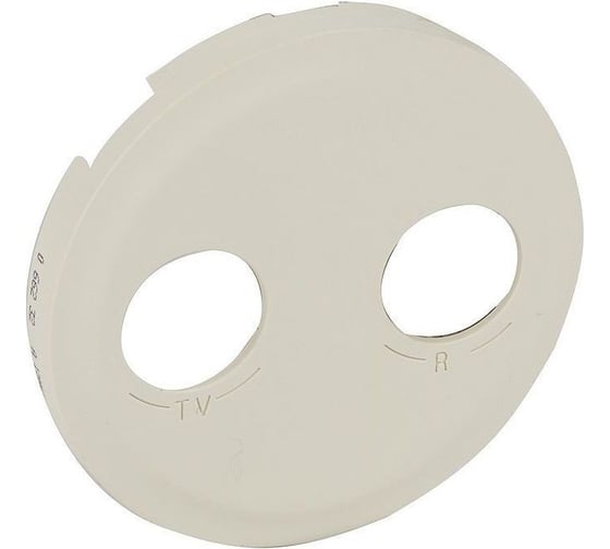Изображение товара Лицевая панель Legrand Программа Celiane TVFM розетки Кат № 0 673 83/84/85 слоновая кость 066232