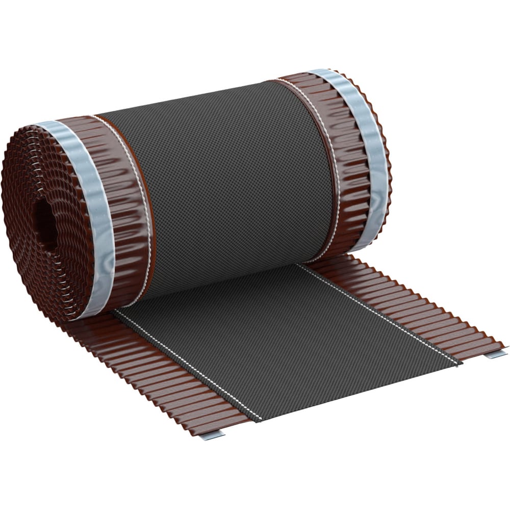 Изображение товара Вентиляционная коньковая лента РуфИзол 290х5000 мм коричневая