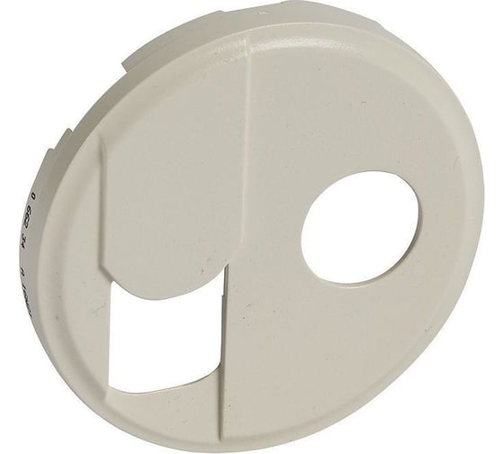 Изображение товара Лицевая панель Legrand Программа Celiane розетка RJ 45 + розетка ТV тип F Кат № 0 673 37 + 0 673 82 слоновая кость 066234