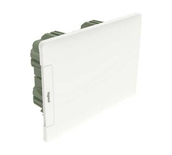 Изображение товара Встраиваемый щиток Legrand Practibox3 белая дверь 1x8м земля+нейтраль 401761