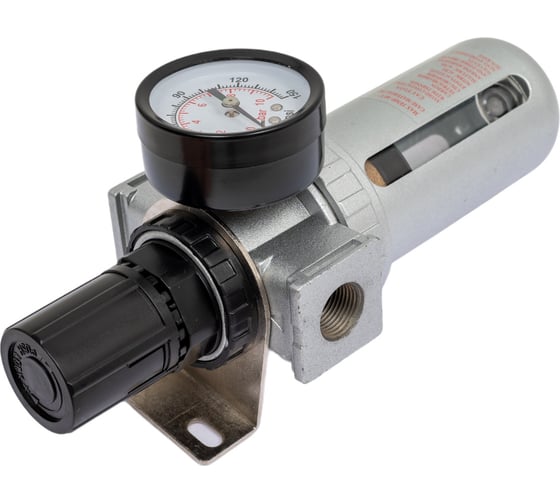 Изображение товара Фильтр влагоотделитель с индикатором давления 3/8" для пневмосистемы Forsage F-AFR803(47049)