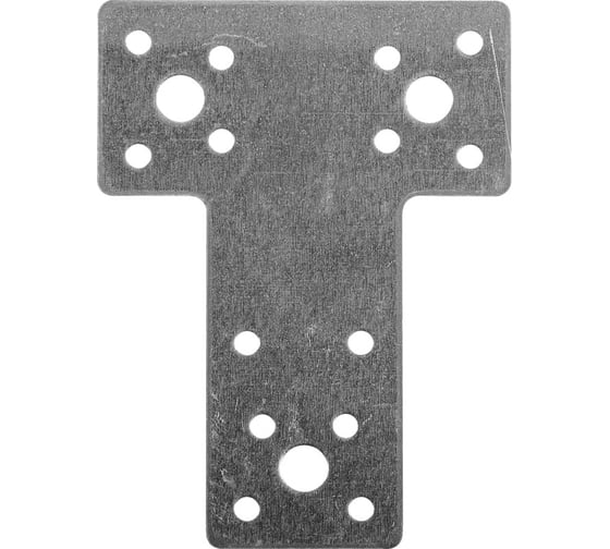 Изображение товара Плоский Т-образный соединительный элемент VORMANN 80х68х38х2 мм, оцинкованный 70 995 000